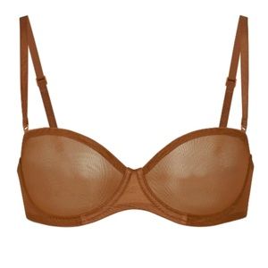 NWT Skims ultra fine mesh underwire convertible bra - size 32C - strapless